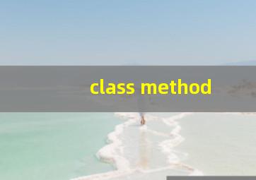 class method